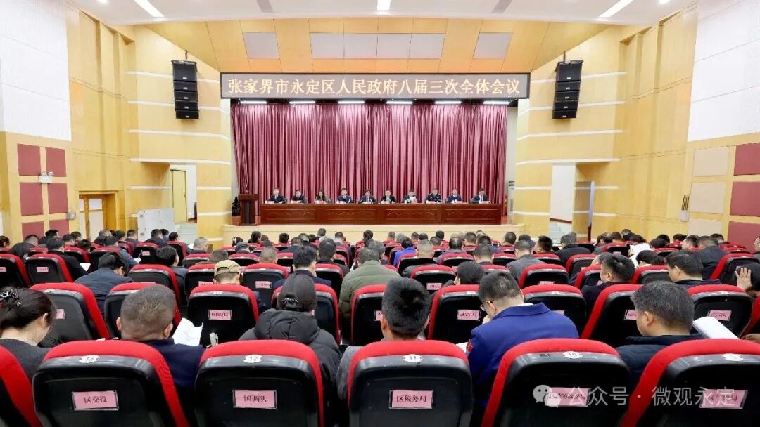 永定区人民政府八届三次全体会议召开