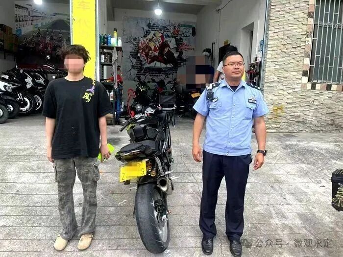 无证驾驶+“炸街”，永定区一男子被依法拘留
