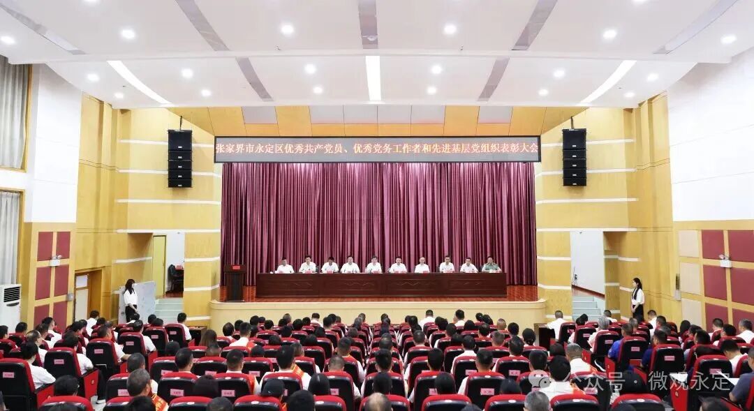 永定区召开“两优一先”表彰大会