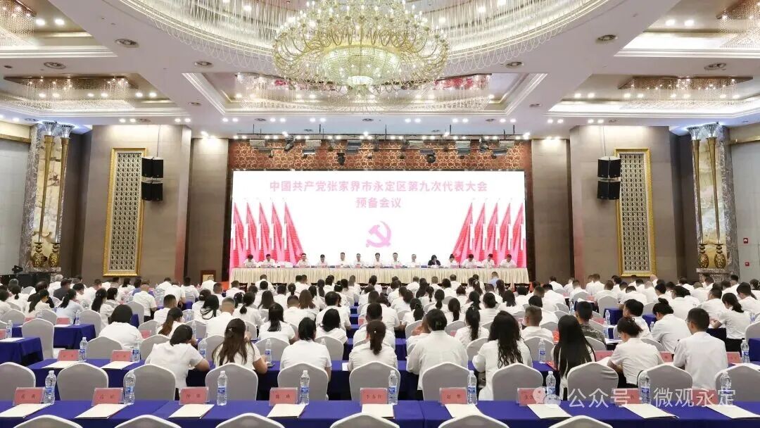 聚焦党代会丨永定区第九次党代会举行预备会议