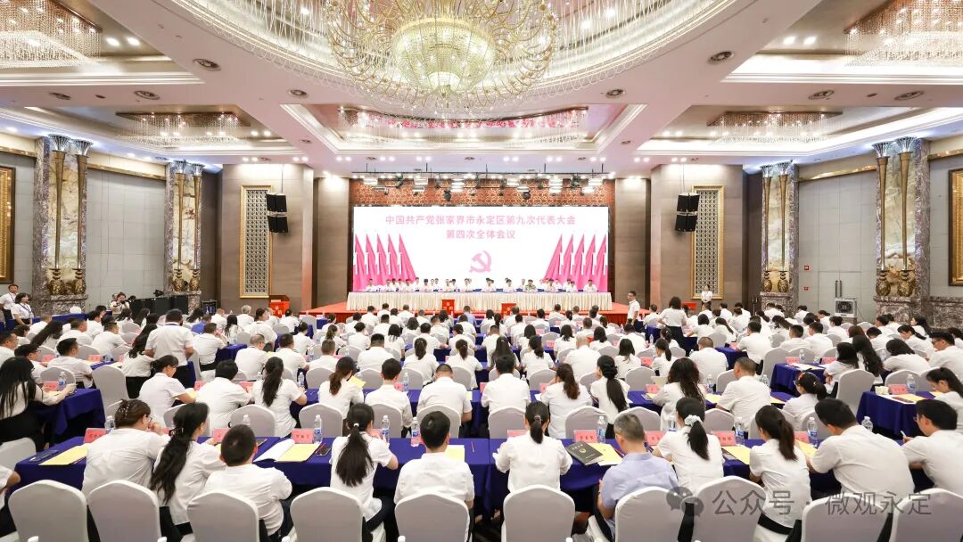 聚焦党代会丨永定区第九次党代会召开第四次全体会议